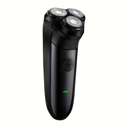 Electric Razor for Men - Wet & Dry Rotary Shaver, USB Rechargeable with Lithium Battery, 4-12V Operating Voltage